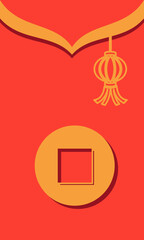 Lunar New Year Red Envelope Illustration
