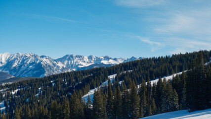 vail ski resort in rocky mountains