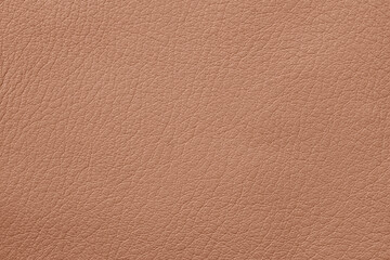 Smooth beige leather texture. Concept of material, natural textile background