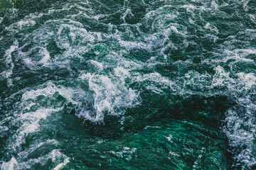 Fototapeta premium Ocean water texture background. Sea surface.