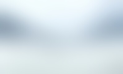 Light blue defocused glass translucent background. Clean snowy view behind it. Airy plain illustration.