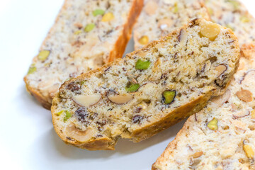 Bread made from natural products, useful for vegetarians and healthy lovers