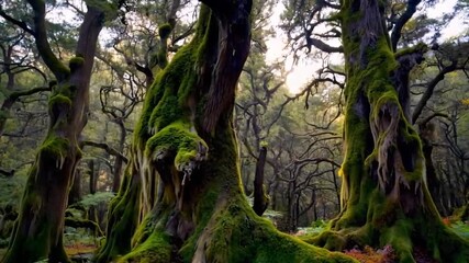 A serene misty forest path honoring the International Day of Forests