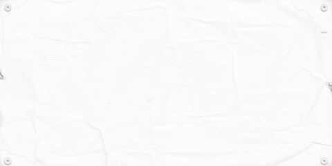Obraz premium White creased poster with a subtle textured surface for design backgrounds or mockups, poster, white