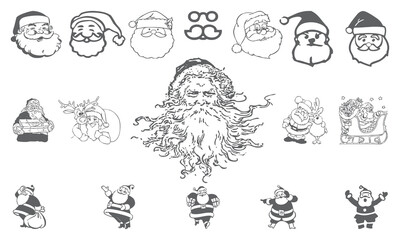 Christmas icon collection 