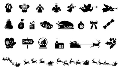 Christmas icon collection 