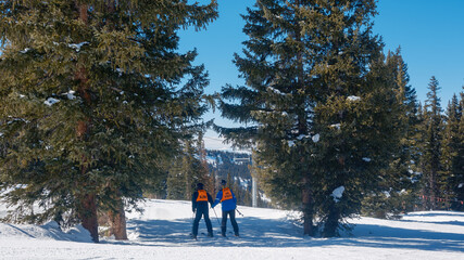 vail in the winter 