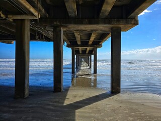Waves under the Pier