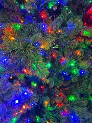 Close up of LED Christmas Lights