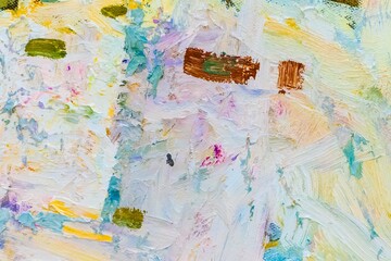 Abstract fragment texture of an old canvas wall with graffiti. Element of colorful street art on the wall of a graphic pattern. Theme for background design with multi-color