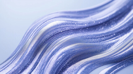Abstract background with close up of glitter purple skin care cream
