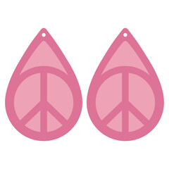 Peace Sign Earrings