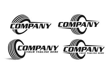 Set of tire shop logo design template. tire icon vector illustration inspiration © Locho99