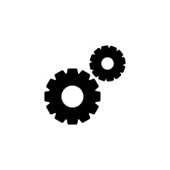Setting icon logo design. Cog sign and symbol. Gear Sign