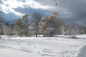 Panorama of South Park in city of Sofia, Bulgaria
