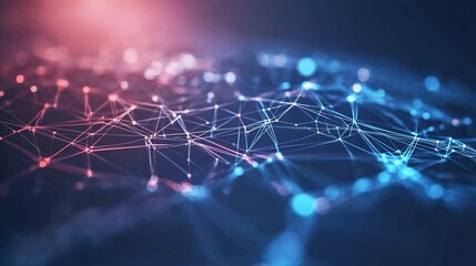 Obraz premium Abstract network connection.