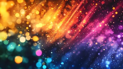 Obraz premium Abstract Colorful Bokeh Lights Background Design