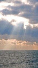 The East Sea scenery on the first day of the new year in Ulsanbuk-gu, Korea