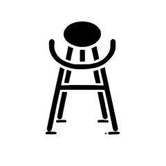 Modern Minimalist Chair Icon 