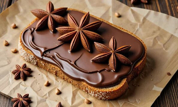 Indulge in Luxury: Decadent Chocolate Cake with Star Anise, Perfect for Celebrations or Gourmet Gifts