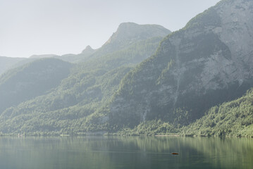Landscape of Hallstatt Austria in the Summer