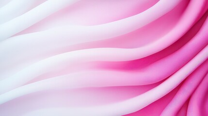 Soft Pink and White Fabric Drape Abstract Background