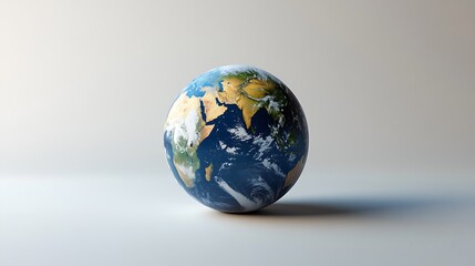 Fototapeta premium Earth Globe, World Map, Global Perspective, Planet Earth, Geography, World, Continents, Oceans, Environment, Sustainability