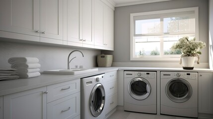 Contemporary Laundry Room