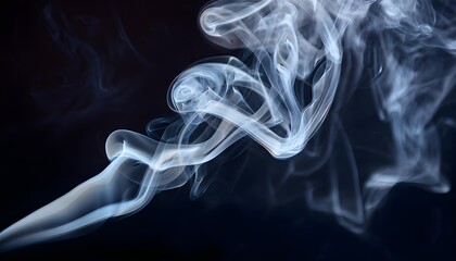 A puff of cigarette smoke