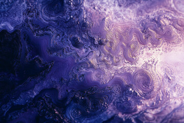 Purple Swirl Fractal Background: Cinematic Depth, Abstract Art