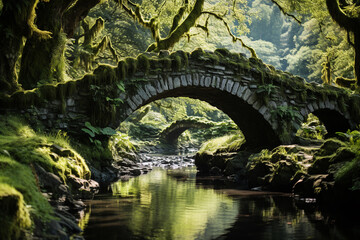 old wooden bridge