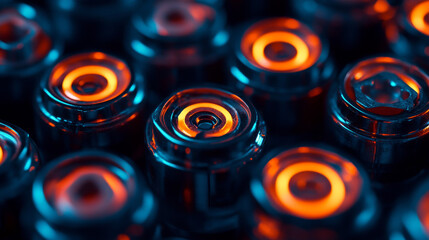 3D Render of Degraded Lithium-Ion Battery Cells