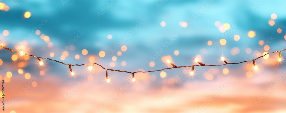 Aufkleber experience the magic of a quiet evening sky with soft fading colors, endless atmospheric beauty, ado