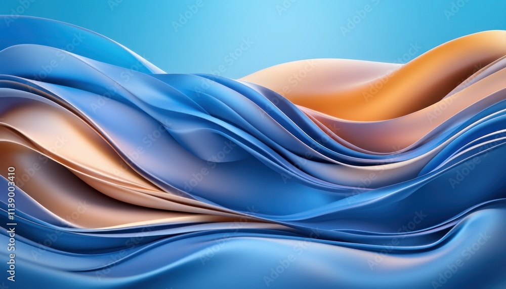 Poster experience the mesmerizing interplay of atmospheric layers merging into a serene blue horizon, limit