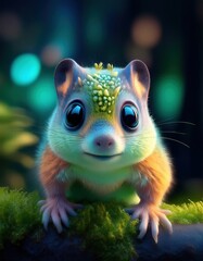 Generated image of an Enchanted Forest Creature