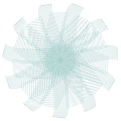 Gear watermark. Vector element for diploma, certificate, currency, voucher or money design. JPEG version.