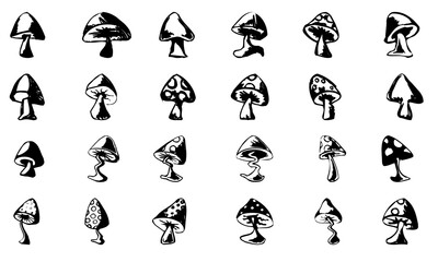 Naklejka premium Mushroom icon