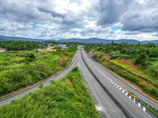 North South tool road highway from St Catherine Kingston to Mammee Bay St Ann Ocho Rios Montego Bay North Coast Jamaica with bridge