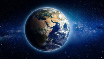 Obraz premium Earth from Space: A Stunning View of Our Planet