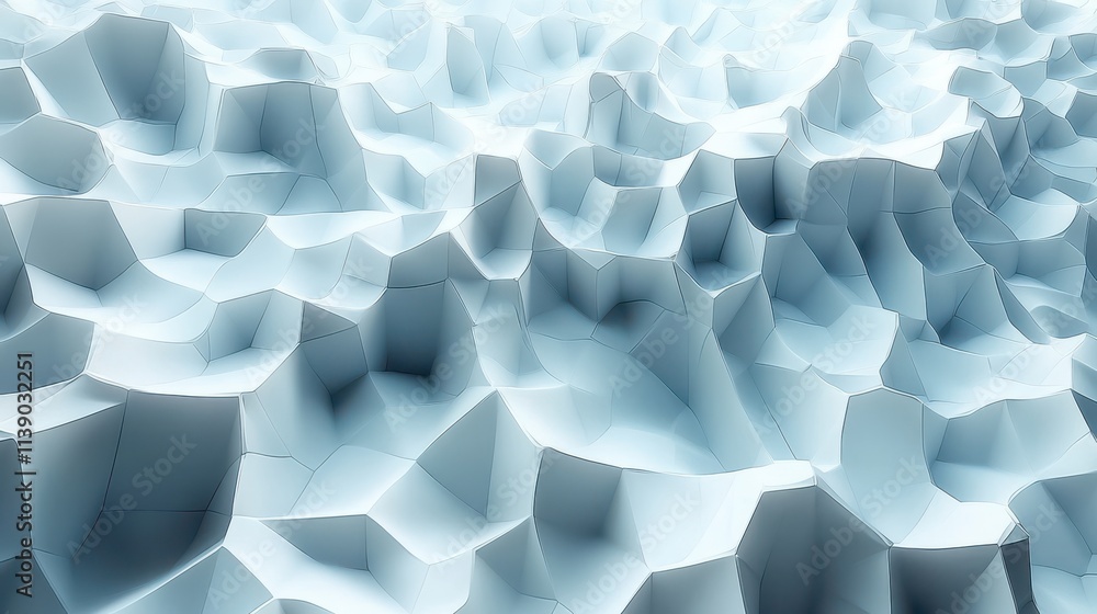 Poster abstract 3d animation rotating geometric shapes on white background video loo