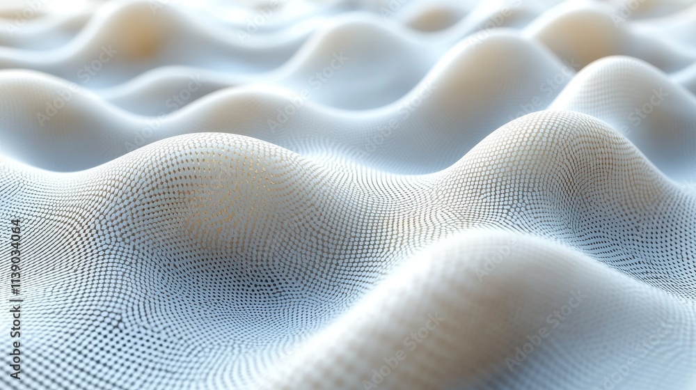 Poster abstract 3d animation white graph line seamless looped vide