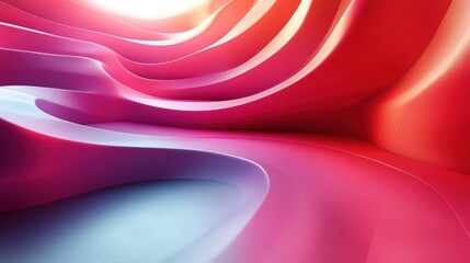 abstract 3d render background design with curved line