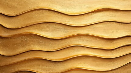 Elegant Gold Waves Texture for Background or Design Use