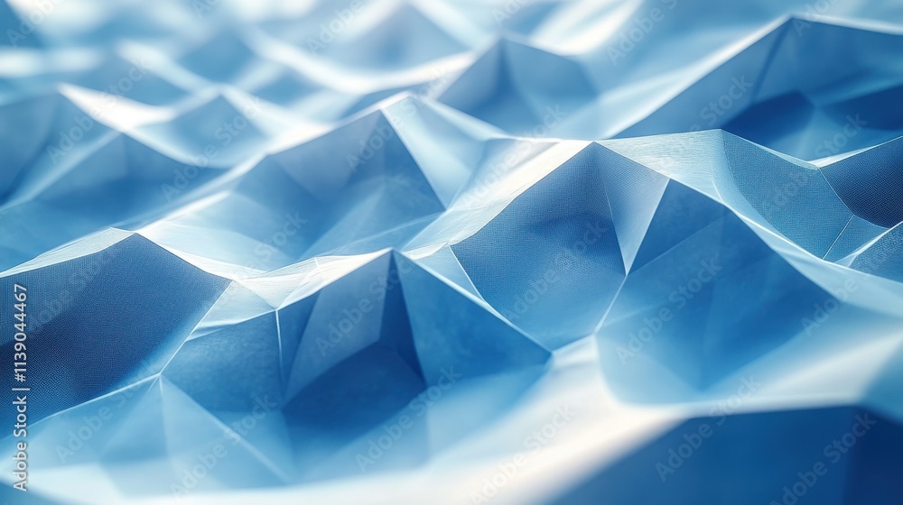 Poster abstract 3d render geometric triangulated background seamless looped vide