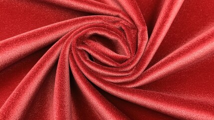 Obraz premium Elegant Red Satin Fabric Texture for Fashion and Design Projects