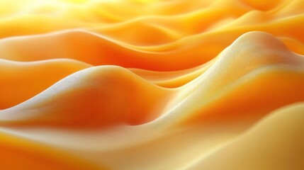 Obraz premium abstract 3d render yellow background design with curved line