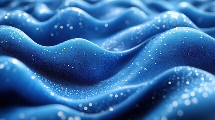 Obraz premium abstract 3d rendering of blue surfa