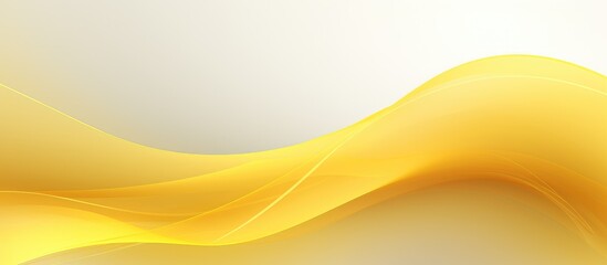Elegant Golden Wave on White Backdrop Design