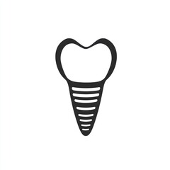 Dental implant illustration. (2)