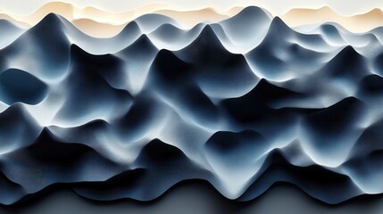 Fototapeta premium abstract 3d rendering of low poly surfa